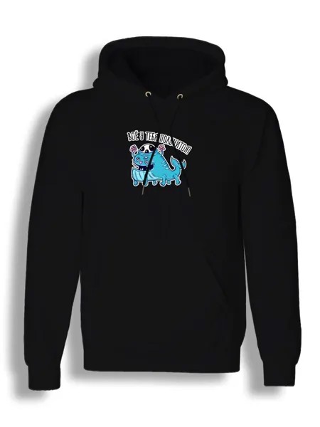 Худи унисекс СувенирShop Милые монстры/Прикол/Monster 7 черное S