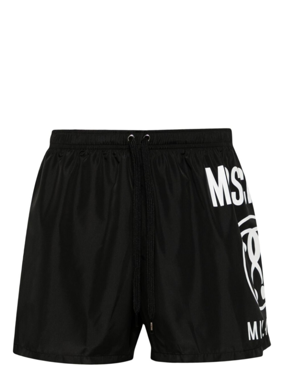 Moschino плавки-шорты с логотипом, черный