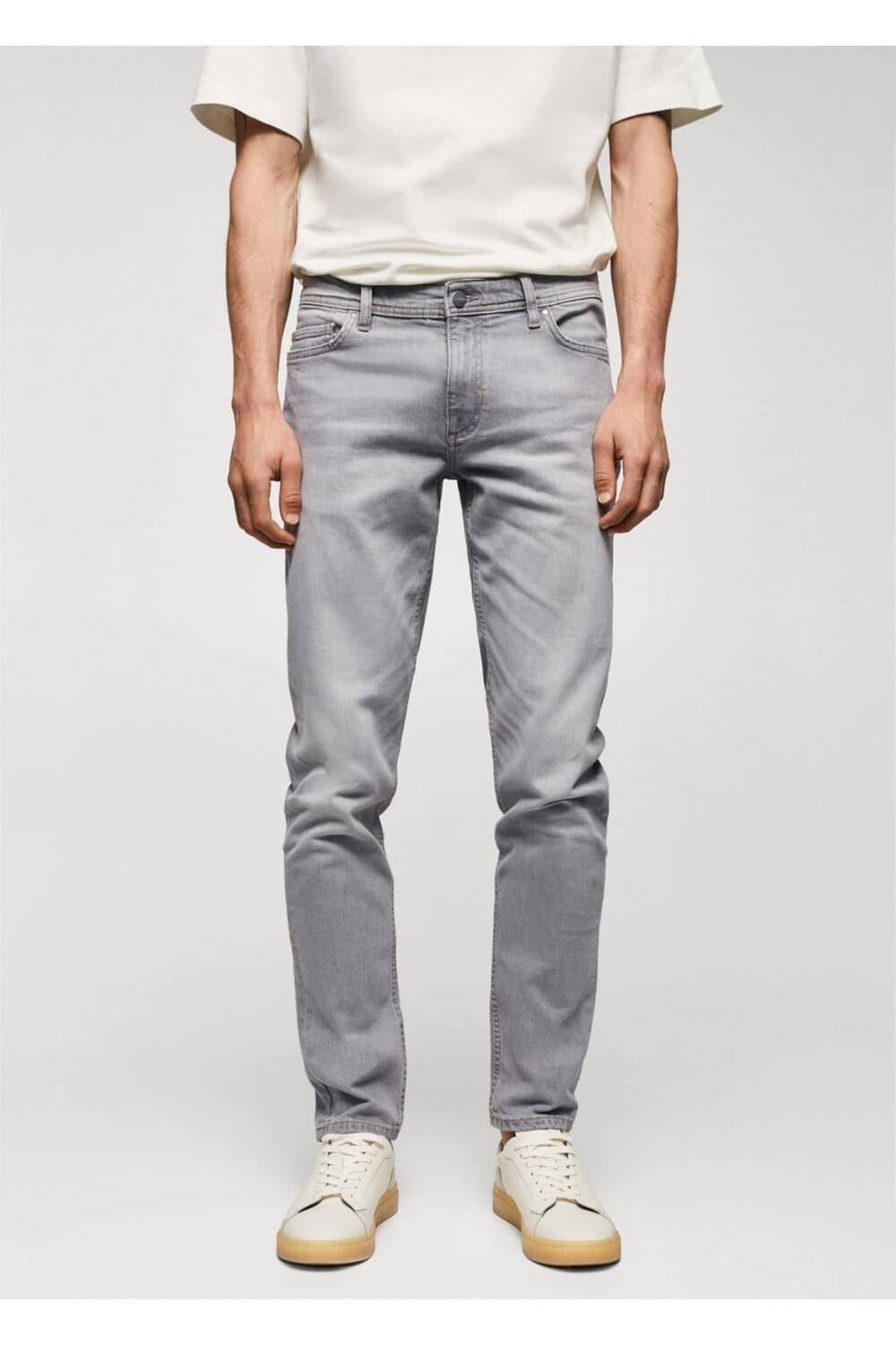 Джинсы Jan Slim fit Mango, темно-синий