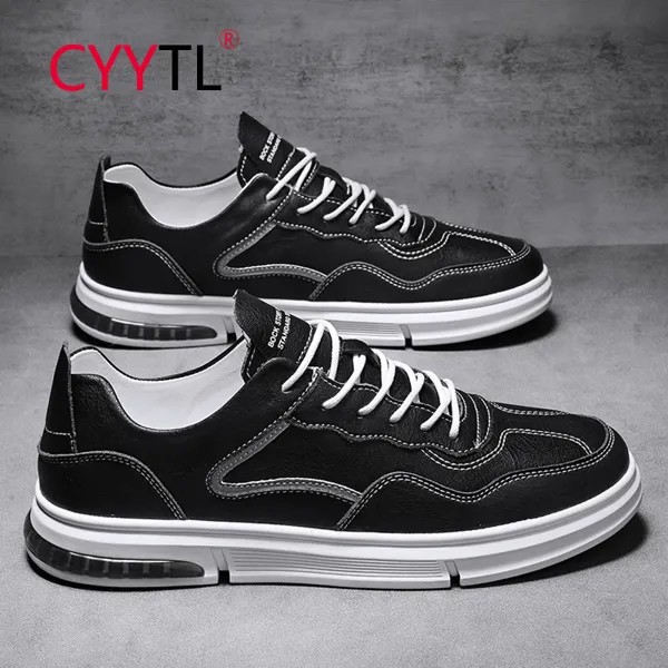 Кеды CYYTL мужские для скейтборда, повседневные кроссовки без шнуровки, легкие спортивные, для прогулок, для студентов, весна
