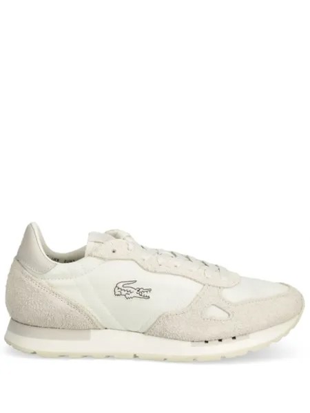 Низкие кеды с аппликацией-логотипом Lacoste, белый