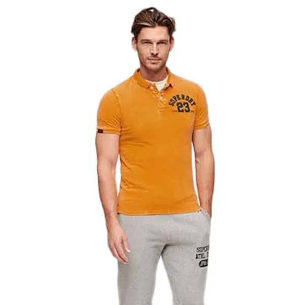 Поло Superdry Vintage Athletic, оранжевый