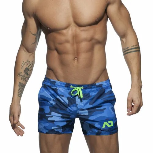Шорты для плавания Addicted Camouflage Swim Shorts, размер M, мультиколор, синий