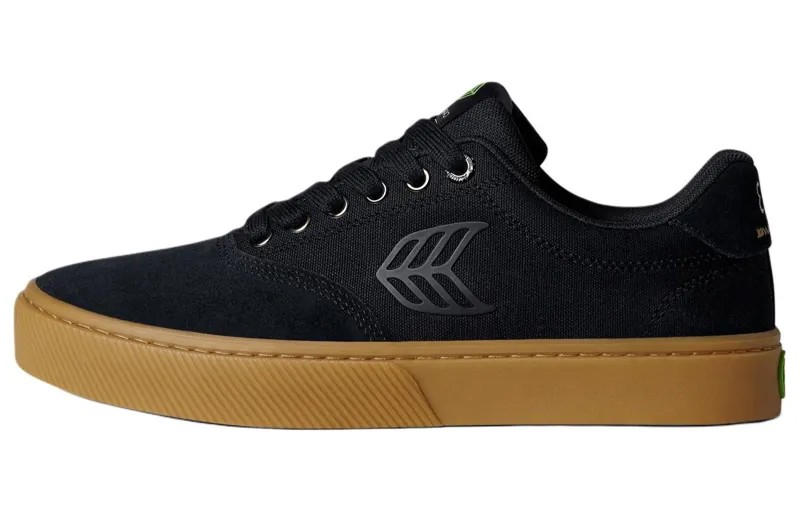 Кроссовки CARIUMA Skateboarding Shoes Unisex Low-top Black, черный