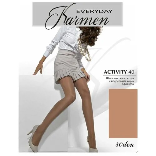 Колготки Karmen Activity, 40 den, размер 4, коричневый