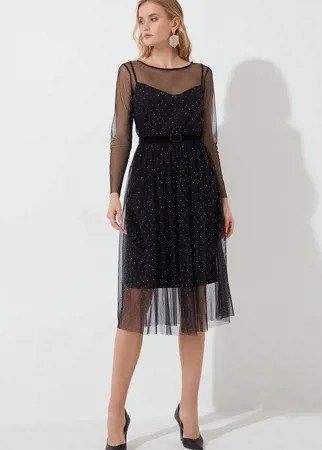 Вечернее платье женское ZARINA 422051547 серое 92