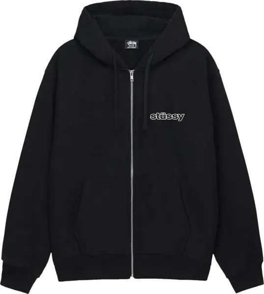 Худи Stussy SS-Link Zip 'Black', черный