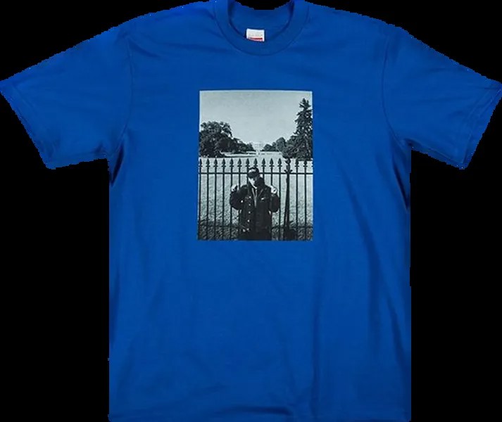 Футболка Supreme x Undercover x Public Enemy Whitehouse T-Shirt 'Royal Blue', синий