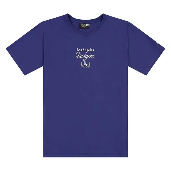 Футболка MLB LOS ANGELES DODGERS BOOK CLUB T-SHIRT New Era, цвет Dunkelblau
