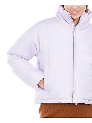 CELEBRITY PINK Женская фиолетовая зимняя куртка на молнии на молнии, пальто для юниоров M