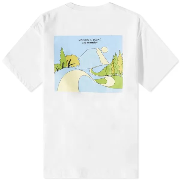 Футболка and wander x Maison Kitsuné Mountain Tee