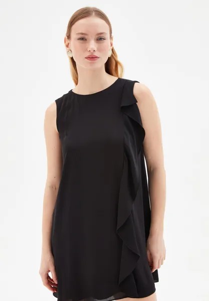 Дневное платье RUFFLED SLEEVELESS adL, цвет black