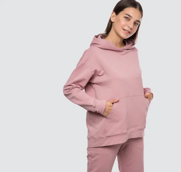 Худи женское Marmalato 1019-032 розовое S