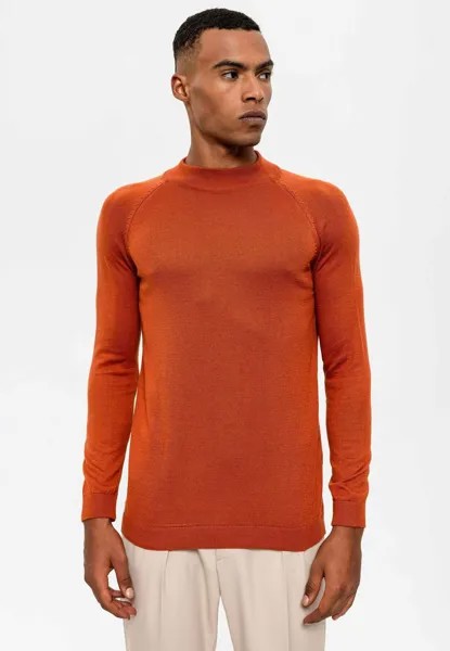 Свитер Mock Turtleneck Antioch, цвет mottled orange