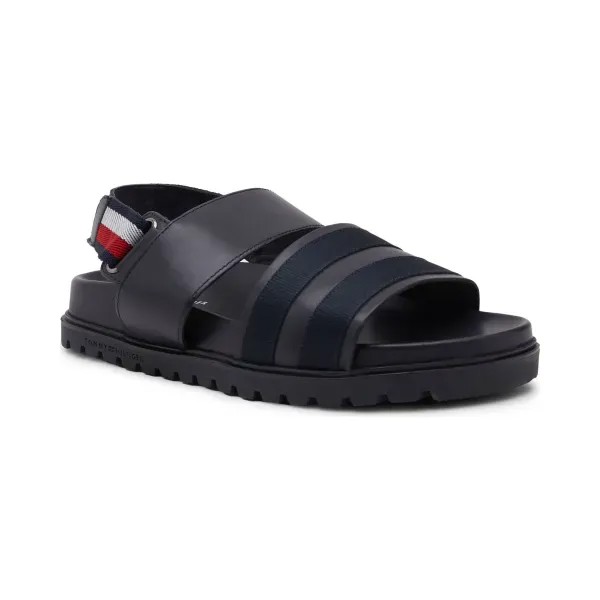 Кожаные сандалии Tommy Hilfiger, синий