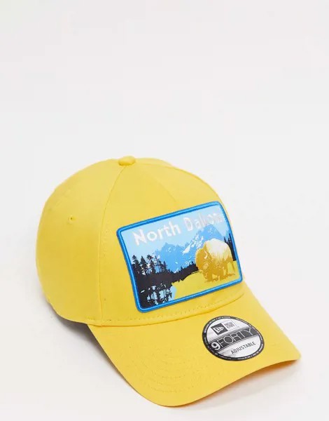 Желтая кепка New Era 940-Желтый