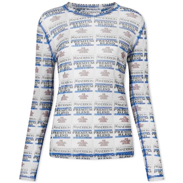 Футболка JW Anderson Long Sleeve Label Underpinning Top