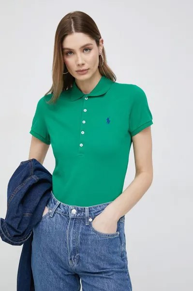 Рубашка поло Polo Ralph Lauren, зеленый