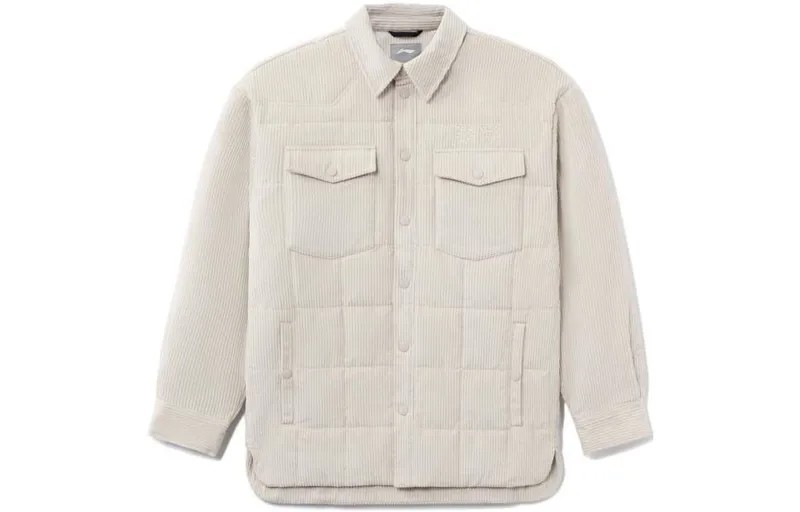 Спортивная модная коллекция куртка мужская хаки Lining, хаки