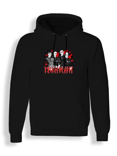 Худи унисекс СувенирShop Пикник/Рок-группа 7 черное 3XL