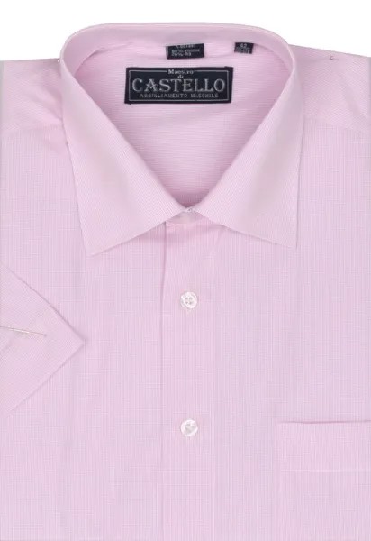 Рубашка мужская CASTELLO Rich 152-K розовая 41/170-178