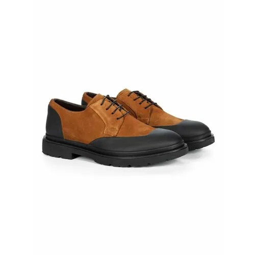 Полуботинки Clarks, размер 42 EU, коричневый