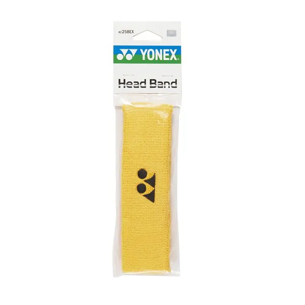 Повязка женская Yonex Headband AC258EX желтая OS