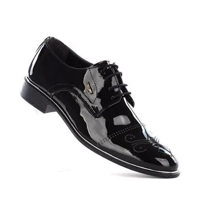 Новые итальянские роскошные лакированные кожаные черные деловые туфли, мужские мокасины, свадебные классические туфли-оксфорды для мужчин