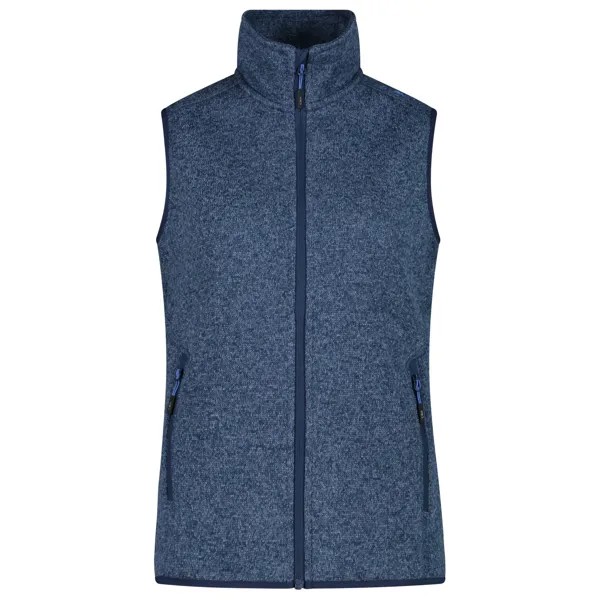 Флисовый жилет Cmp Women's Vest Jacquard Knitted, цвет Blue/Provenza