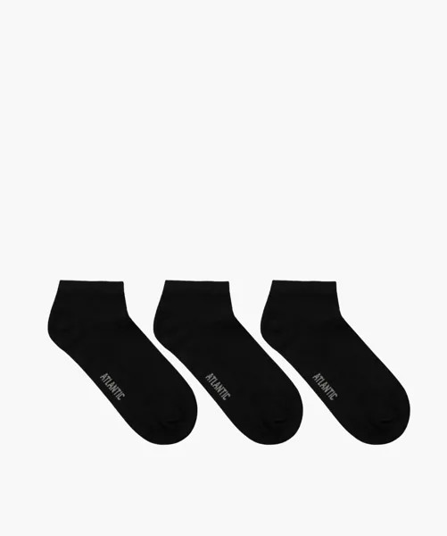 Комплект носков женских Аtlantic 3BLC-103 черных 36-38