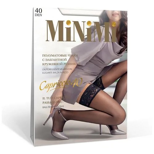 Чулки MiNiMi Capriccio, 40 den, размер 2, bianco