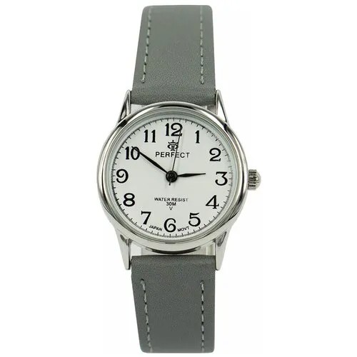 Perfect часы наручные, кварцевые, на батарейке, женские, металлический корпус, кожаный ремень, металлический браслет, с японским механизмом LX017-049-4