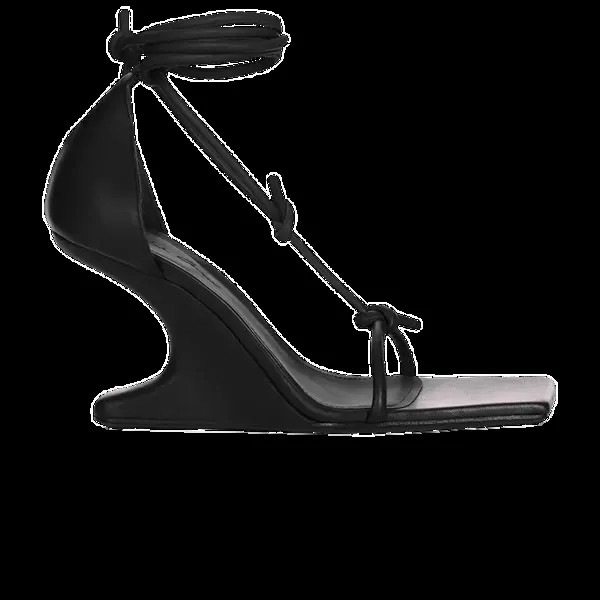 Кроссовки Rick Owens Wmns Lido Cantilever 8 T Straps Sandal, черный