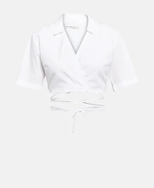 Рубашка Abercrombie & Fitch, белый