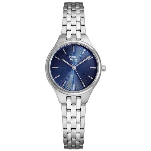 Наручные часы Pierre Ricaud Bracelet, серебряный, синий