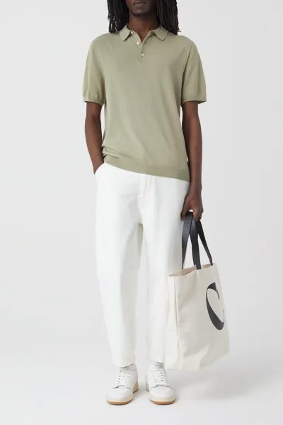 ТРИКОТАЖНОЕ ПОЛО CLOSED, цвет light moss green