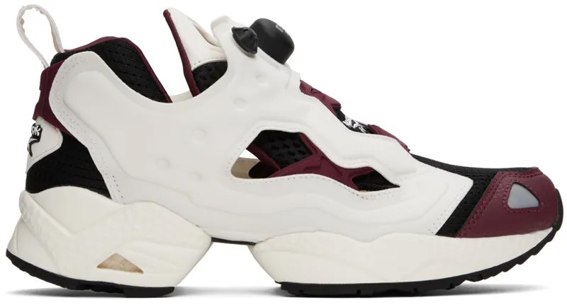 Бело-бордовые кроссовки Reebok Classics Instapump Fury 95