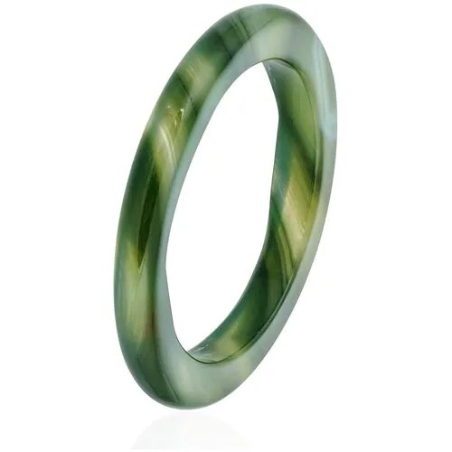 Кольцо L'attrice, агат, размер 18, зеленый
