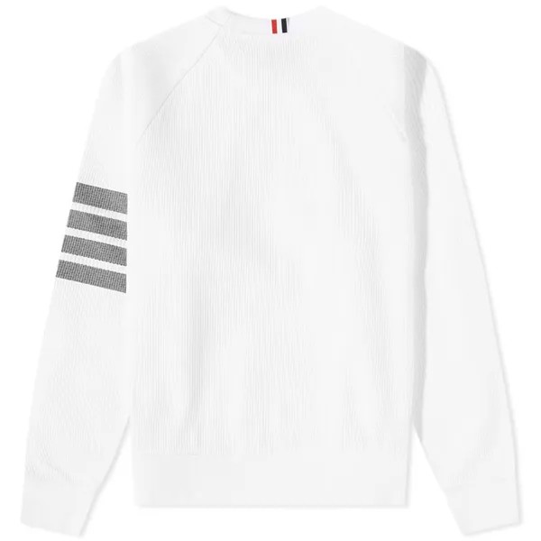 Джемпер Thom Browne 4 Bar Raglan Sleeve Waffle Crew Sweat