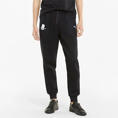 Puma Porsche Legacy Pants Мужская черная спортивная одежда Спортивная одежда Брюки Джоггеры