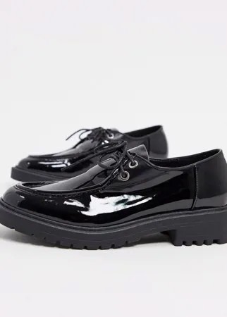 Черные туфли на шнуровке RAID-Черный