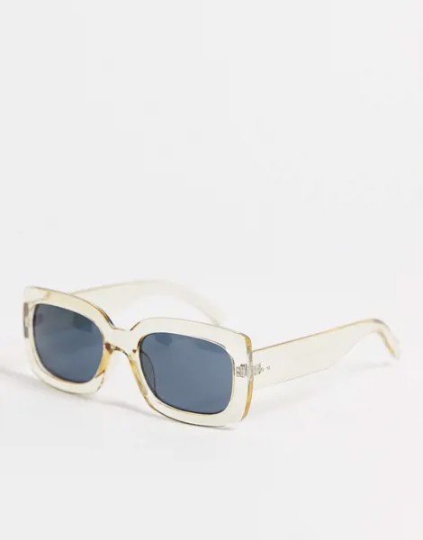 Квадратные солнцезащитные очки AJ Morgan Glamourama-Светло-бежевый цвет