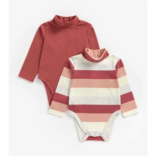 Боди mothercare, комплект из 2 шт., размер 98, мультиколор