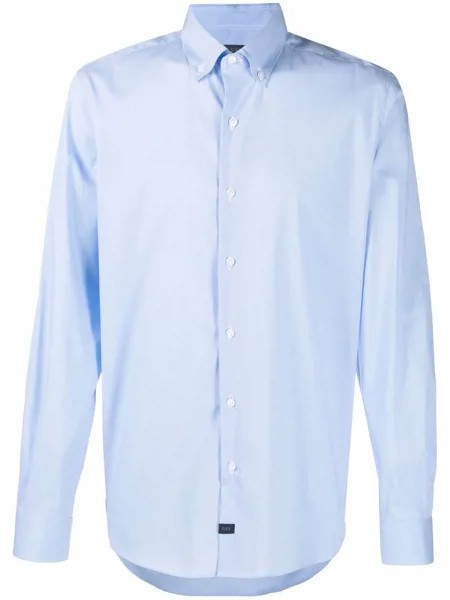 Fay long-sleeve poplin shirt