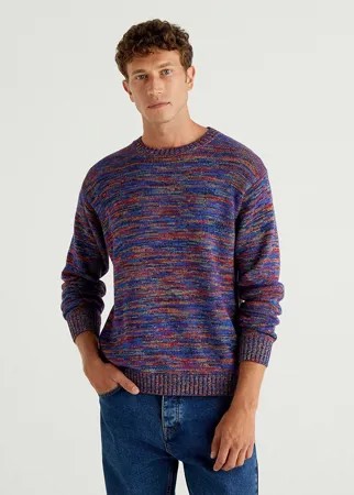 Джемпер мужской 21A_1135U1001 United Colors of Benetton синий L