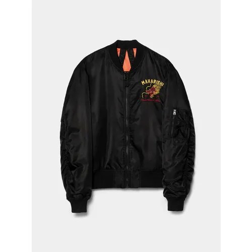 Бомбер Maharishi TOUR DRAGON MAP MA1, размер XXL, черный