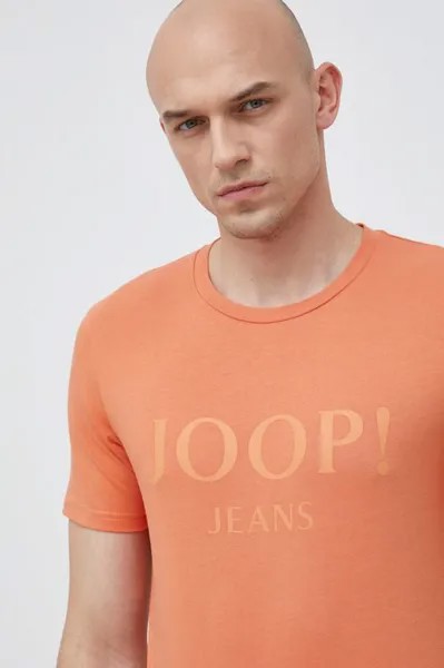 Йуп! хлопковая футболка Joop!, оранжевый