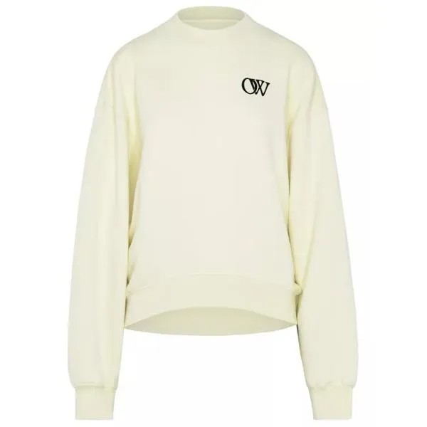 Футболка cream cotton sweatshirt Off-White, мультиколор