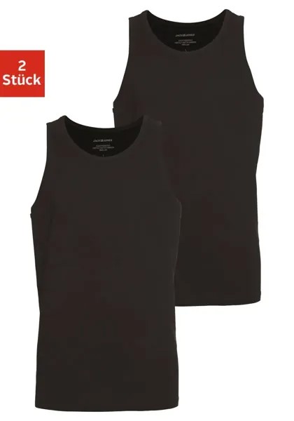 Майка Jack & Jones (2 шт.), черный