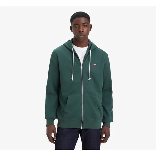 Олимпийка Levi's THE ORIGINAL HM ZIP UP, размер XL, , dark green